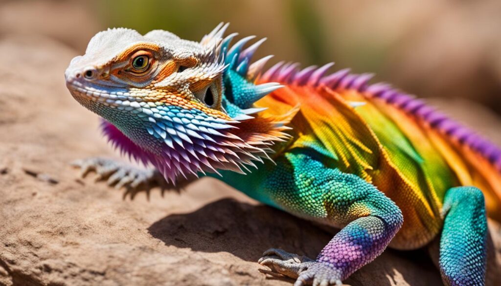 stunning bearded dragon colors